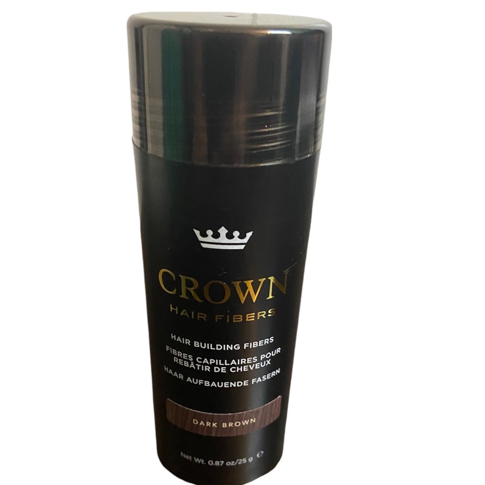 . Crown hair fibers hair building dark brown for thinning hair 
Men or women